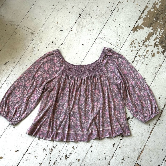 Lucky Brand Pink Floral Blouse - Picture 6 of 16